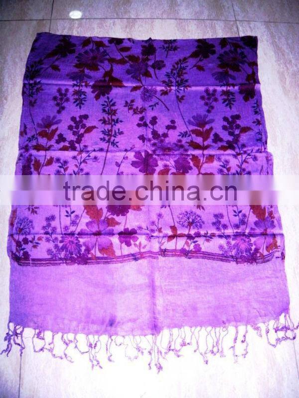 Stylish Yellow Shaded Scarf 2013