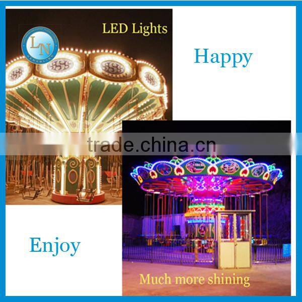 Lino amusement swing carousel rotating flying chair rides for sale