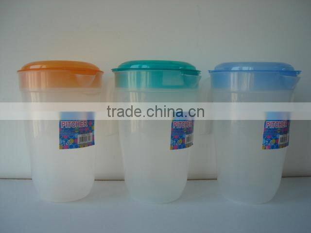 Plastic water jug with lid and handle 2L Water pitcher 2L #TG20546