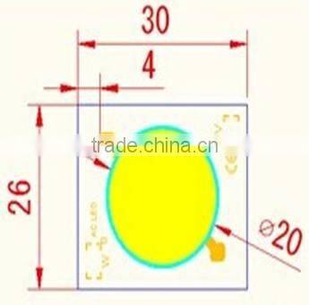 220v ac led chip AC COB Module 2630 12W To 20W High Brightness Epistar Chip With Warranty