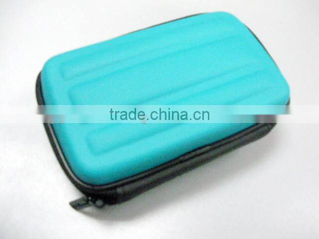 GC-Sells of Shining blue leather with black velvet lining eva hard box for gaming