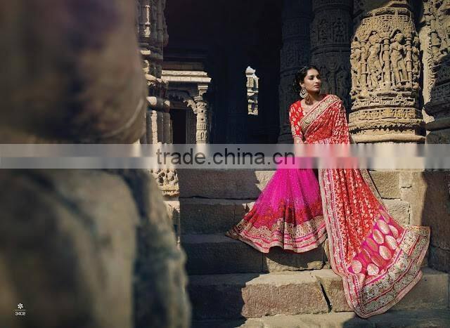 Green Chiffon On Net Designer Saree