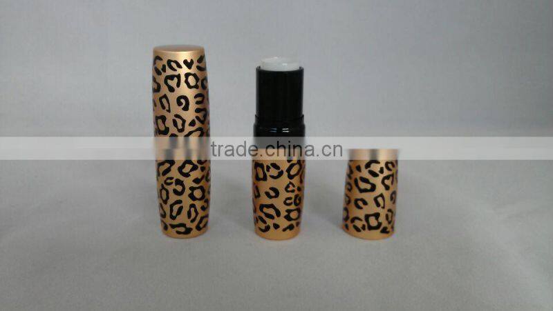 The Leopard Sprint tube for Metal Lipstick Containers for Cosmetic Use