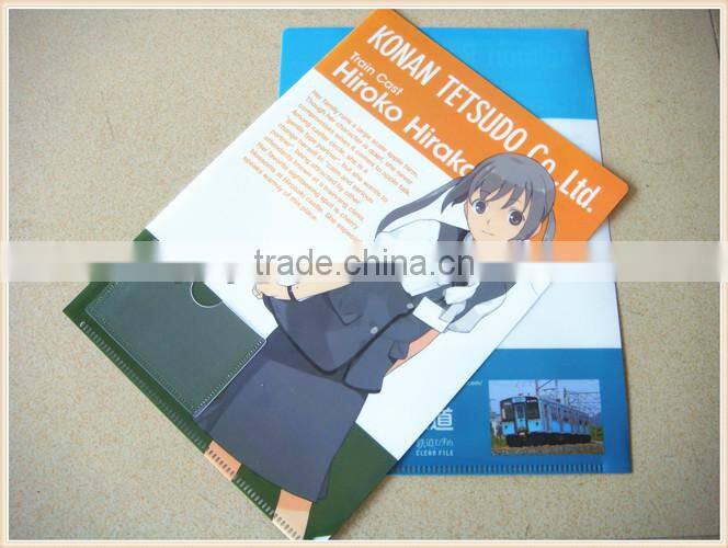 2014 Hight Quality PP Plastic Clip Folder