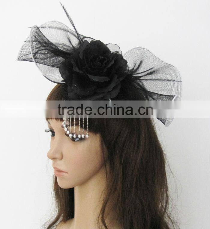 MYLOVE fashion headwear party Feather Flower Veil Fascinator MLGM043
