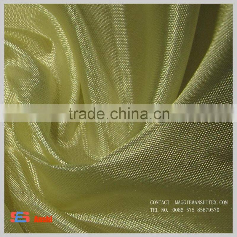 Polyester 210t Habutai fabric taffeta fabric for lining fabric china wholesale