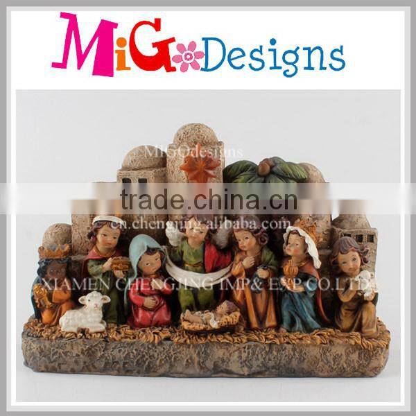 Brown Polyresin Squirrels Playing on Tree Garden Statuary Wholesale