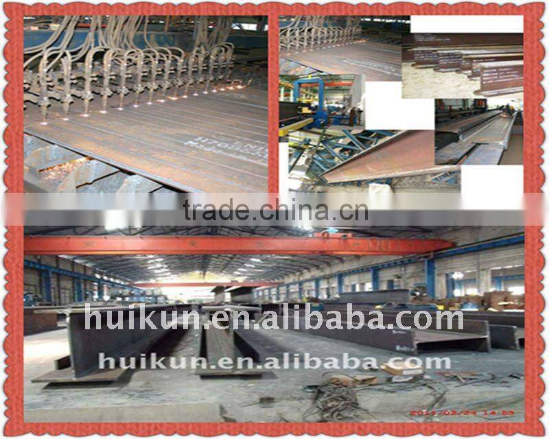 Q235/Q345/Q420/SS400 Welded H beam dimensions for sale