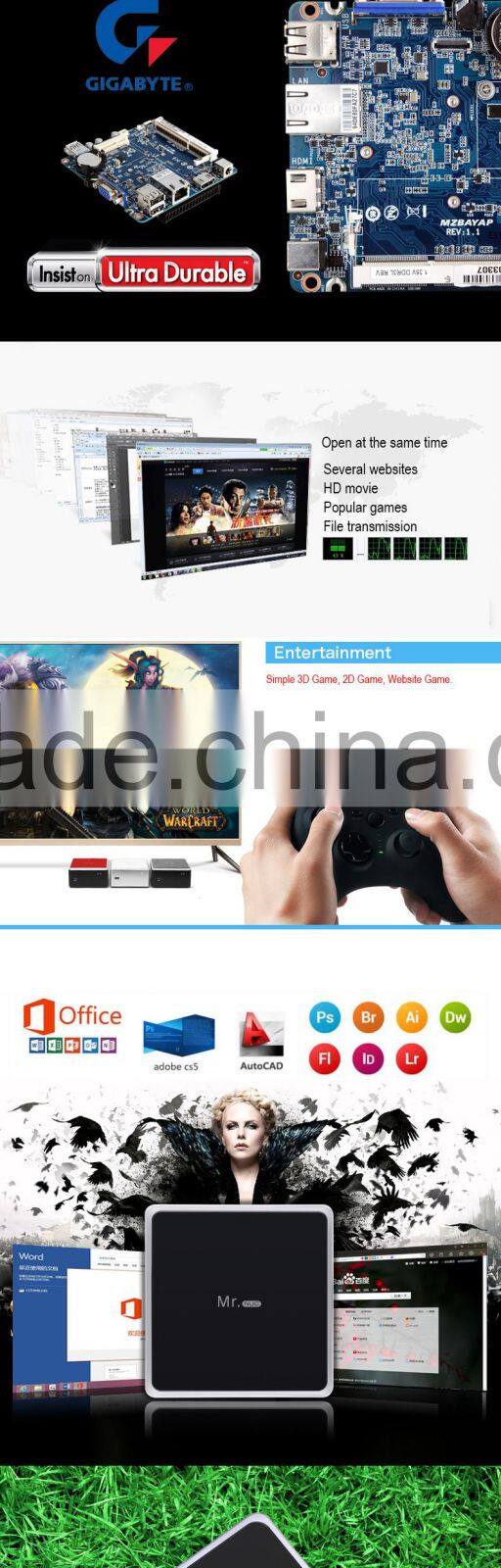 New Promotion miracast quad core mini pc windows xp