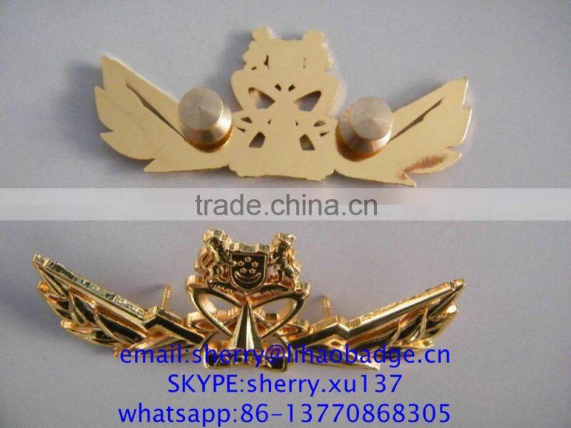 custom metal army cap badge,navy officer cap badge