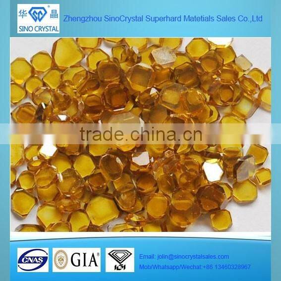 best quality yellow Synthetic rough industrial diamonds
