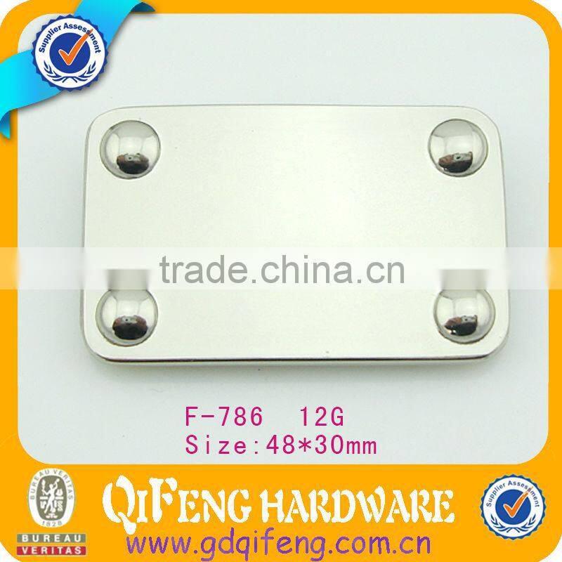 China supplier Gold Metal Tag with customized engraving logo