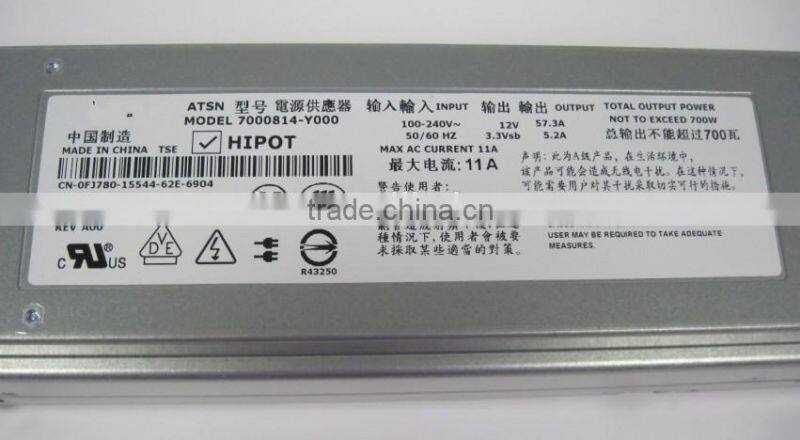 FJ780 0FJ780 CN-0FJ780 7000814-Y000 700W Server Power Supply for Poweredge 2850 with warranty