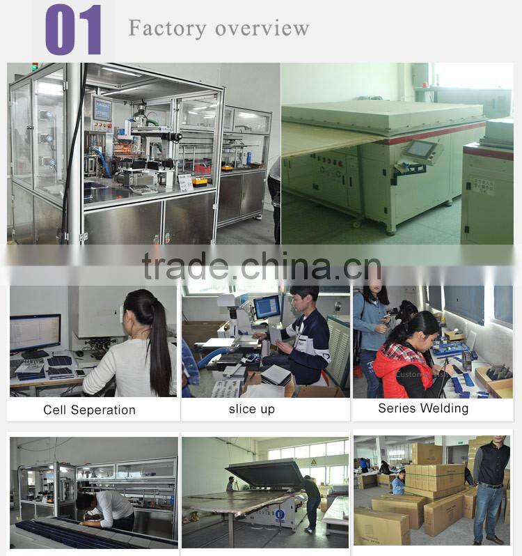 factory price thin film best price power 12V 150w solar panel