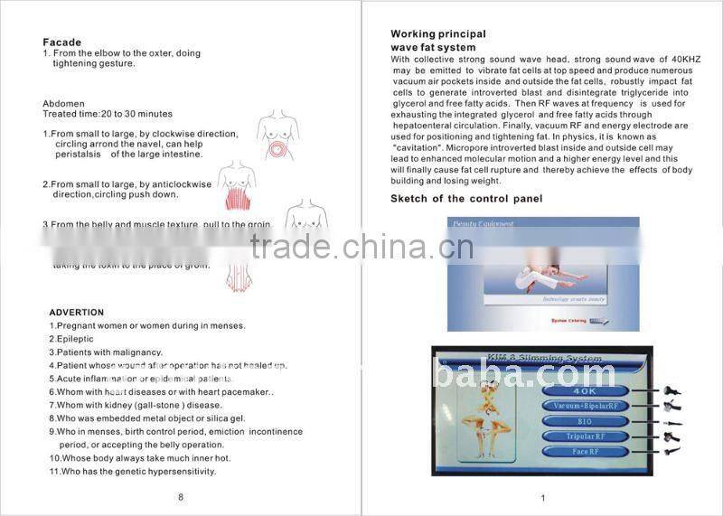 Portable 5 in 1 multifunctional slimming &health care&Beauty Equipment