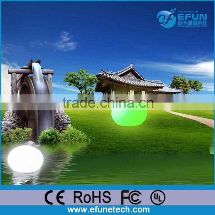 outdoor decorative waterproof led light,rgb solar color changing light ball