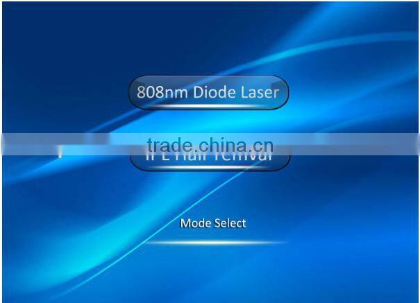 perfect strong 2 handles 808nm ipl diode laser hair removal machine