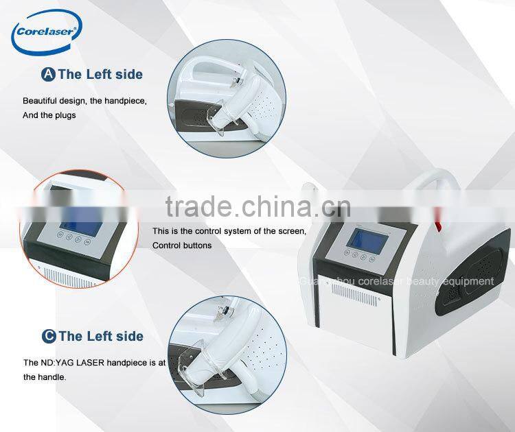 1064nm & 532nm laser best medical nd yag laser portable eyeliner