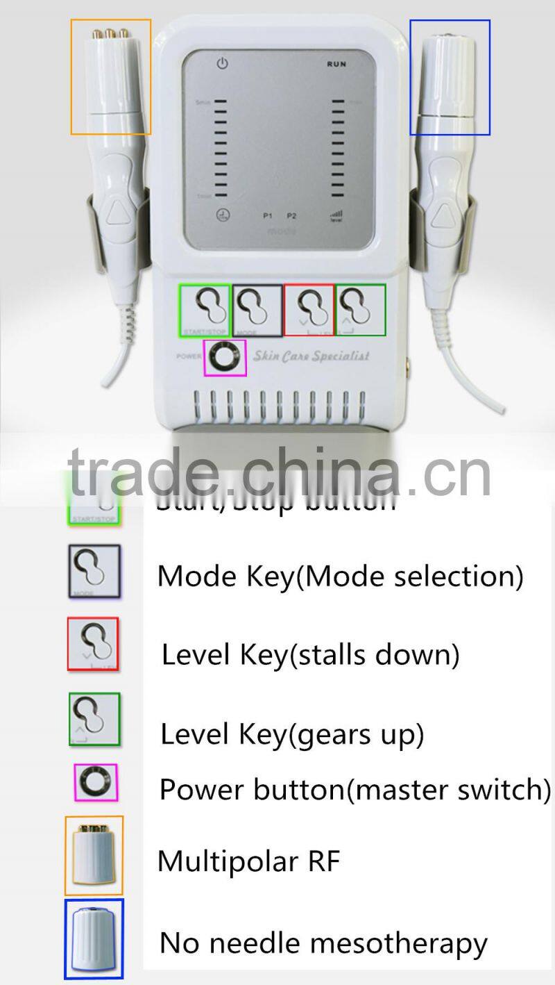 YALO No Needle Multipolar RF Mesotherapy Device with high quality