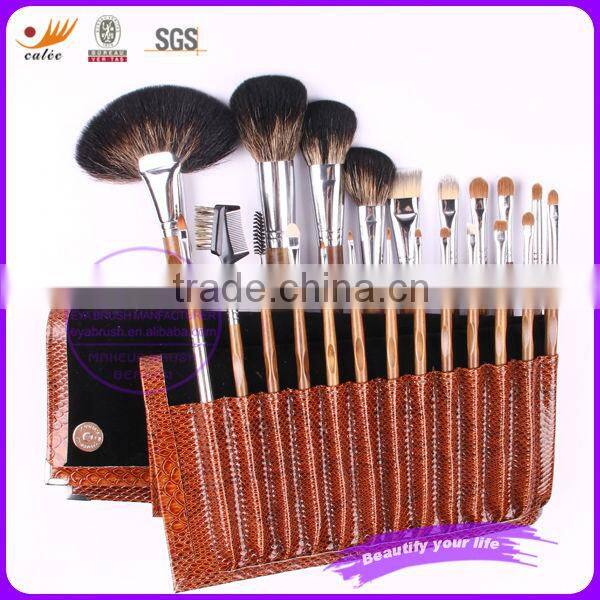 hot selling 22pcs professional makeup brush sets with pouch