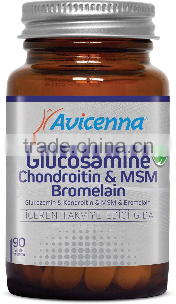 Glucosamine Chondroitin MSM Tablets Health Food Supplements ...