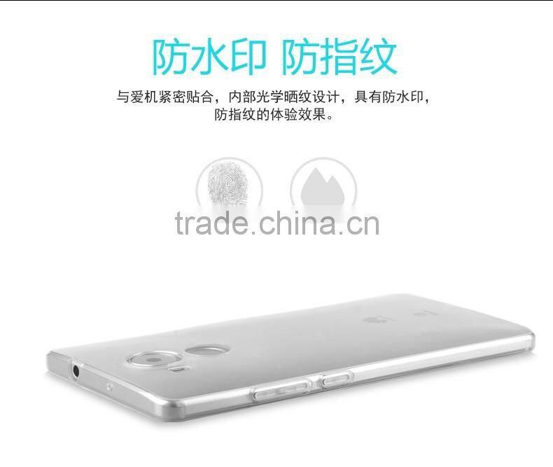 Original Baseus brand sample case ultra thin transparent soft TPU Back Cover Case For HUAWEI Mate 8