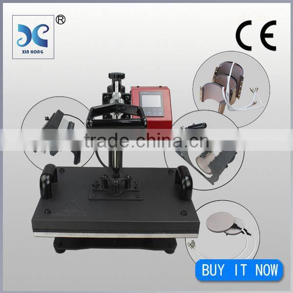 Xinhong Finger screen Durable 7in1 Combo Heat Press Machine HP7IN1