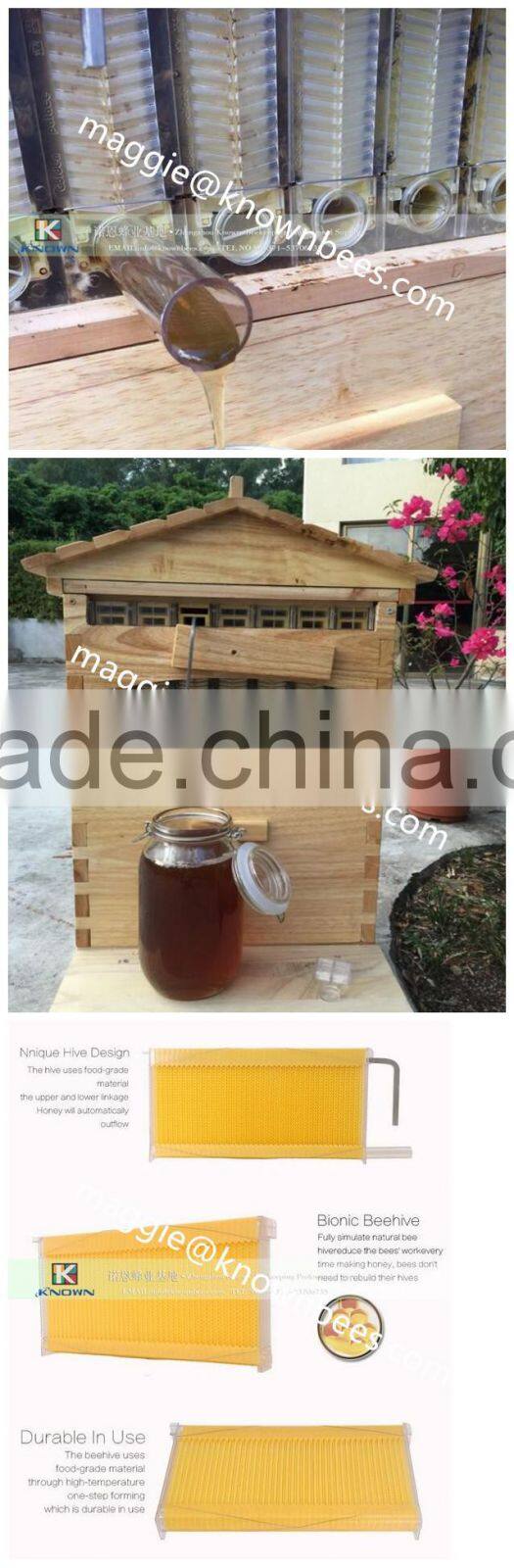 New type wooden bee hive automatic honey outflow bee hive for sale