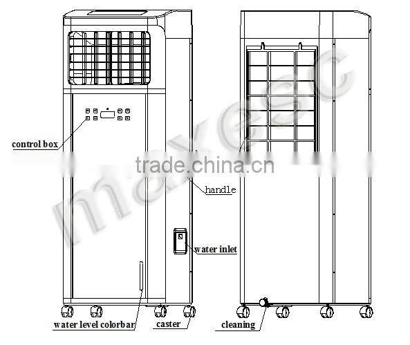 Mini Indoor Home Portable Air Con Units with Remote Control