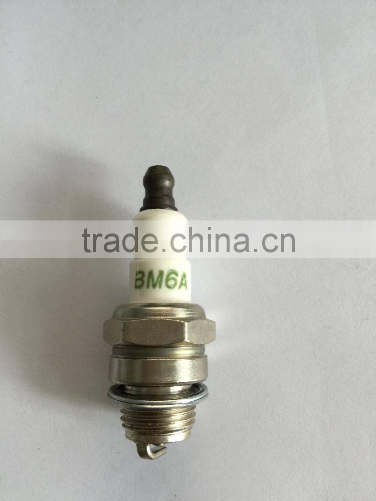 2 stroke engine sell used spark plug BM6A spark plug made in china
