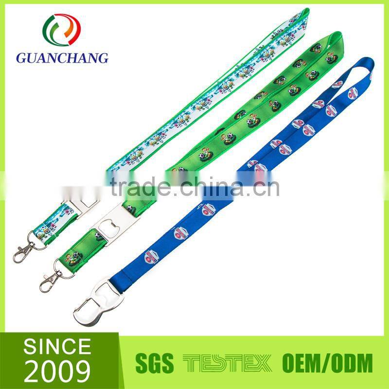 high quality flat polyester drink sling bling lanyard wine glass holder set