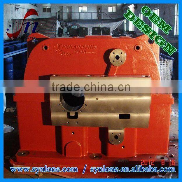 Top quality oil-closed iron gearbox housing with preferential price