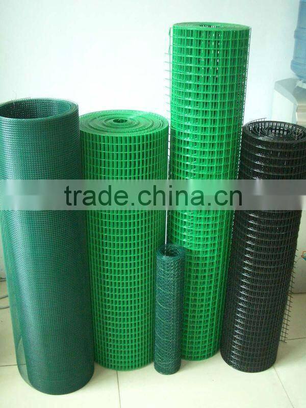 6x6 pvc coated Welded Wire Mesh (19x19 pvc welded mesh roll ) 16x16 pvc welded wire mesh