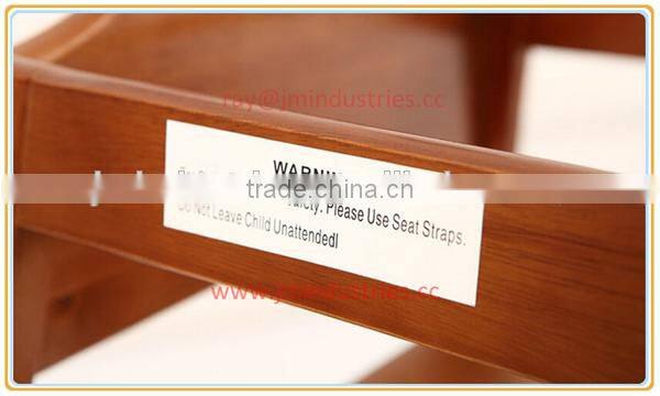 cheap modern comfortable EN14988 solid wood baby restaurant high chair