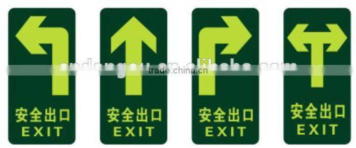 Fluorescent decoration reusable glow in the dark vinyl sticker