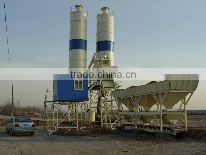 Roady mini concrete mixing plant with 60t/h capacity HZS60