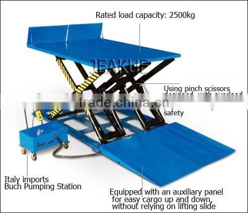 Special truck 2.5T hydraulic scissor lift table