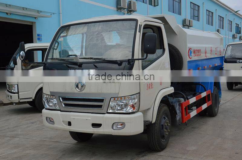 DFAC mini sealed dump refuse truck for sale