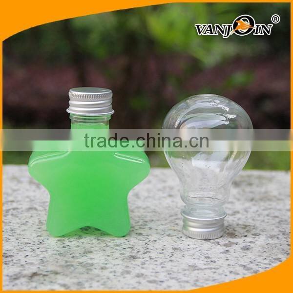 80ml Small Light Bulb PET Bottle with Metal Cap