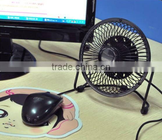 360 degrees revolving metal table fan