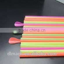 029 Cheap Hot Sale Automatic Colorful Spoon Drinking Straw Making Machine