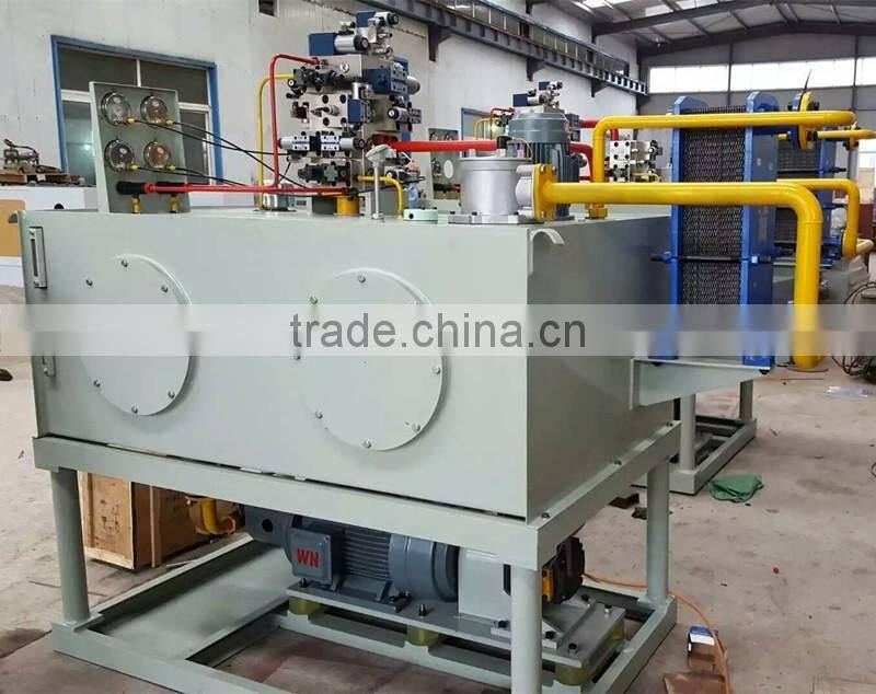 Construction waste brick machine hydraulic system