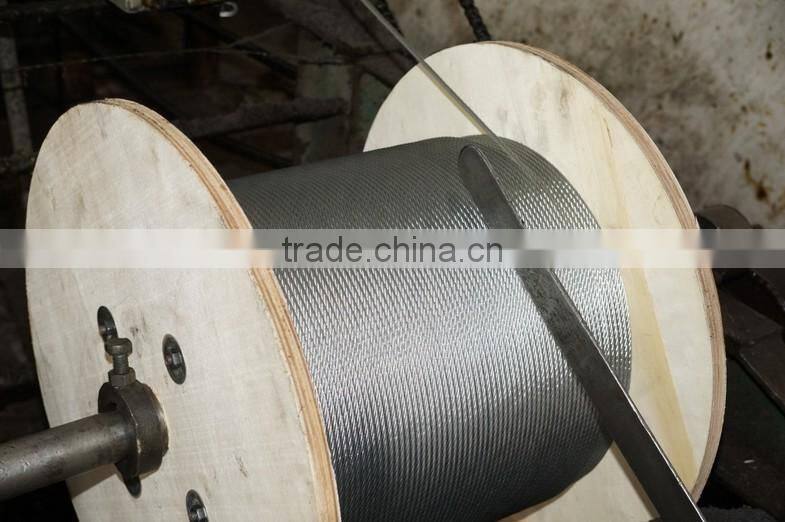 High strength anti twist galvanized steel wire rope 14mm
