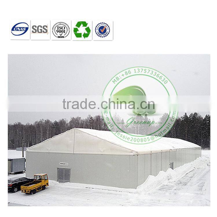 Huge Low Cost UV Protection White PVC Tarpaulin Storage Shed