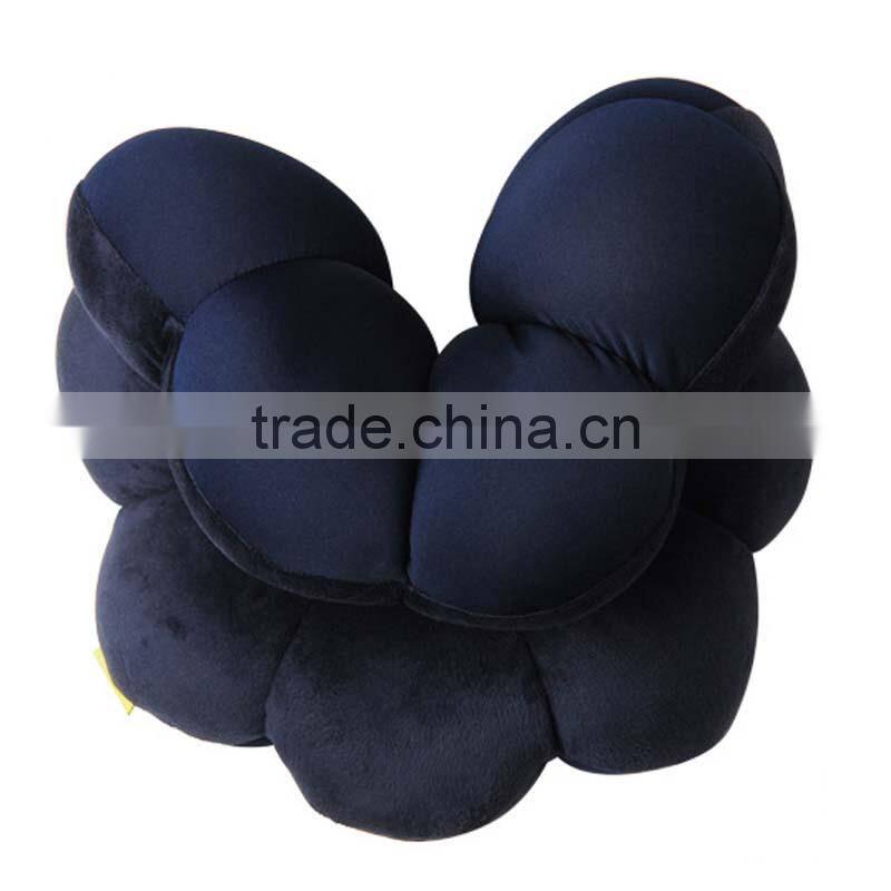 Comfortable Double Sided Fabric Flower Neck Shape Pillow