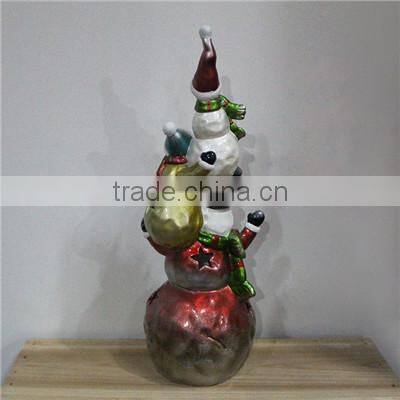 2016 artificial tall led snowmans