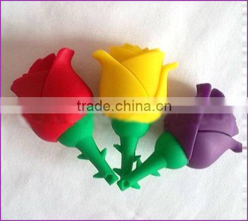 Creative rose usb flash drive shell