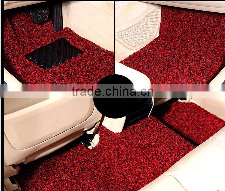 Good quality Car Coil Floor Mat, PVC Vinyl Loop Anti Slip Car Mat Roll,colorful car floor mats