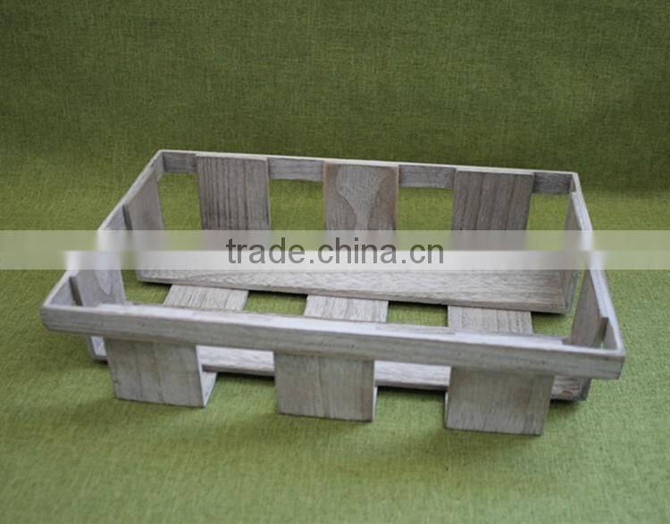 Handmade flower basket flower girl baskets Flower basket christmas decorative flower basket with paulownia