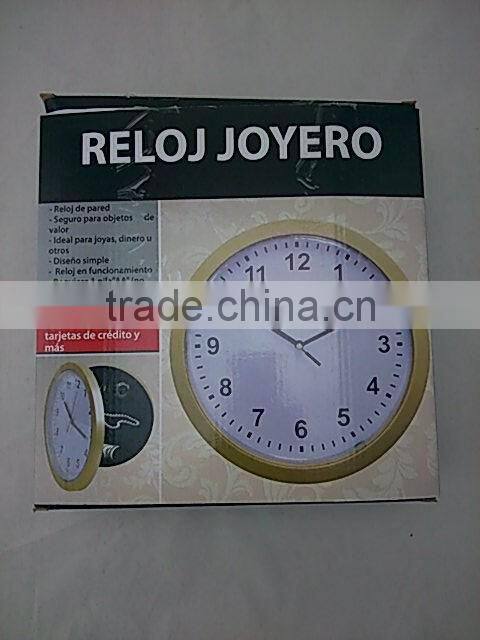 Wall clock with hidden/decorative wall clock/round hidden wall clock